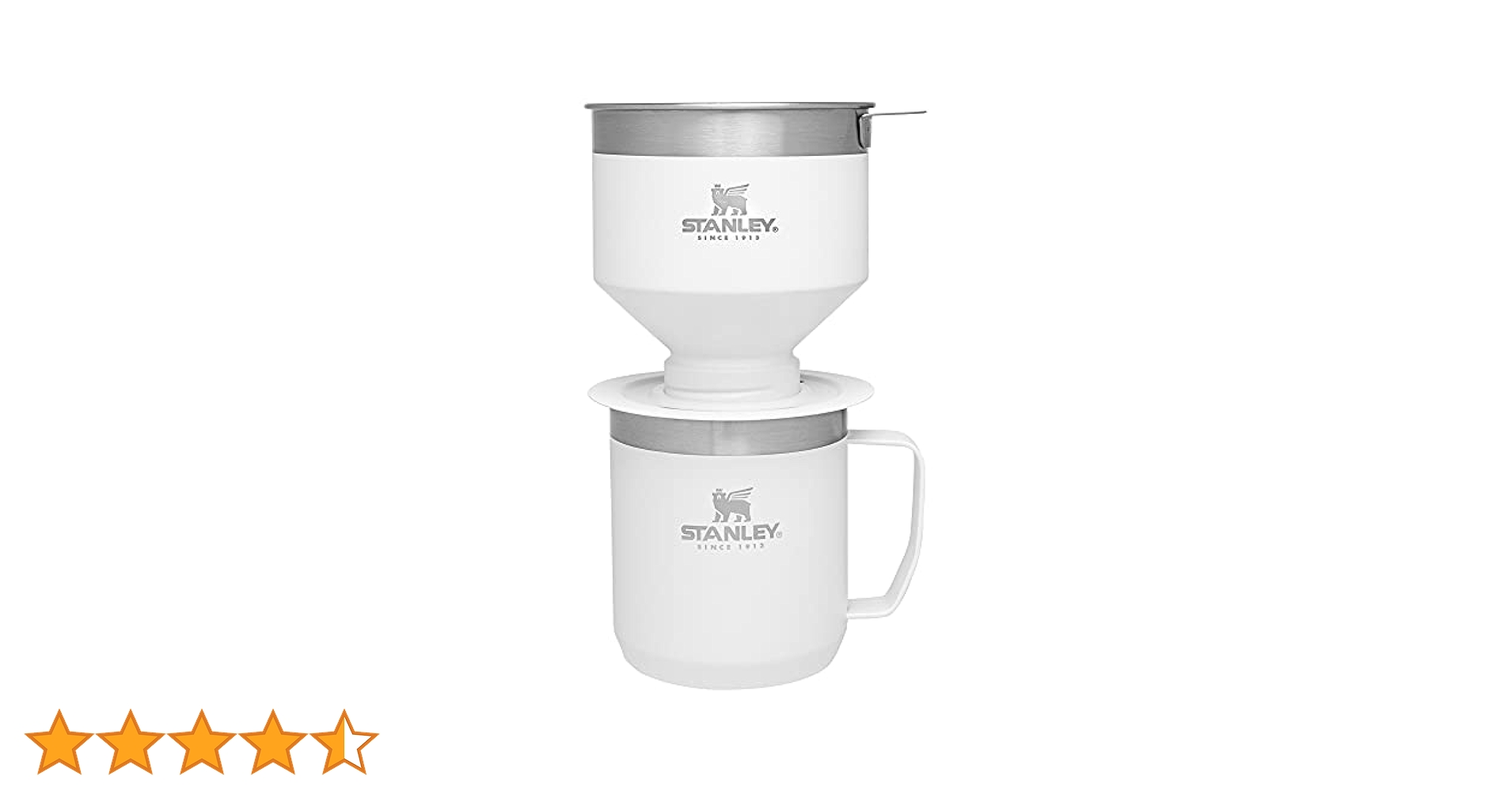 STANLEY コーヒーセット シルバー STANLEY Perfect Brew Pour Over zestaw z kubkiem kempingowym